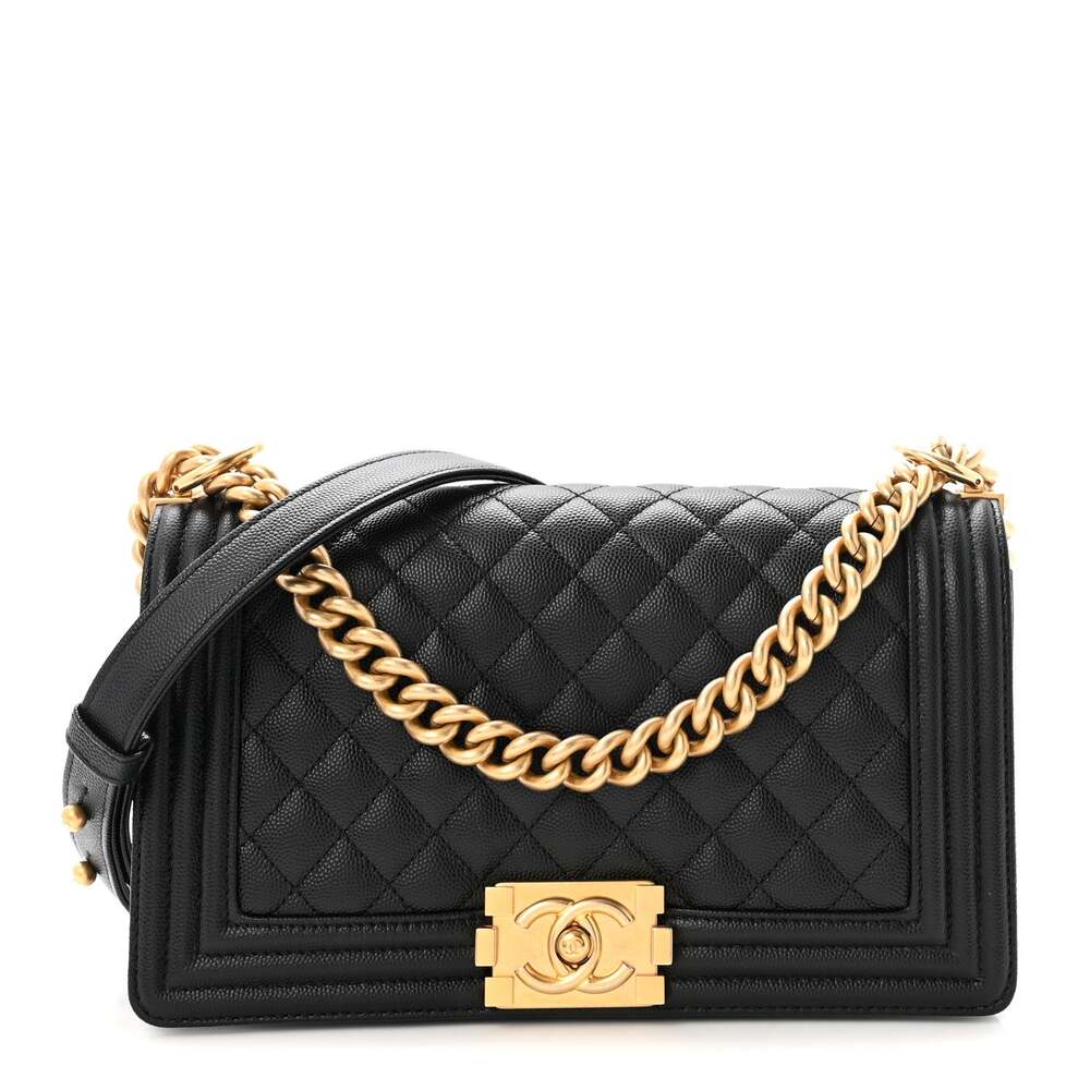 Chanel Caviar Quilted Medium Boy Flap #323653C42B